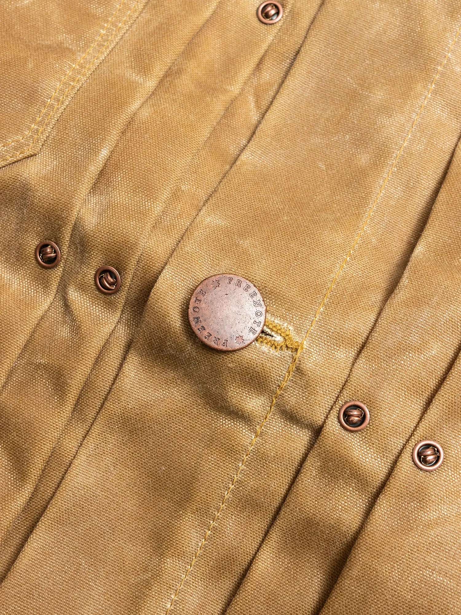 10oz Waxed Canvas Riders Jacket in Tobacco