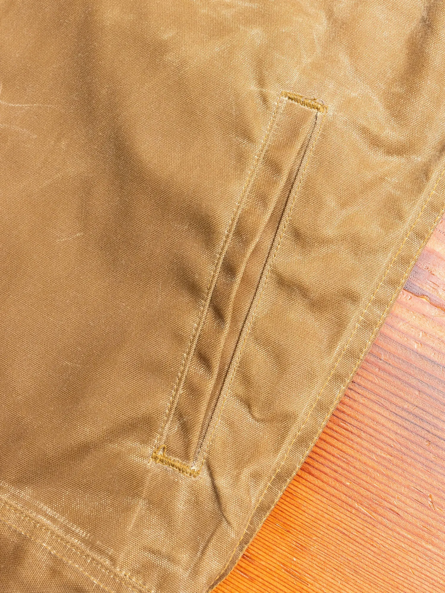 10oz Waxed Canvas Riders Jacket in Tobacco