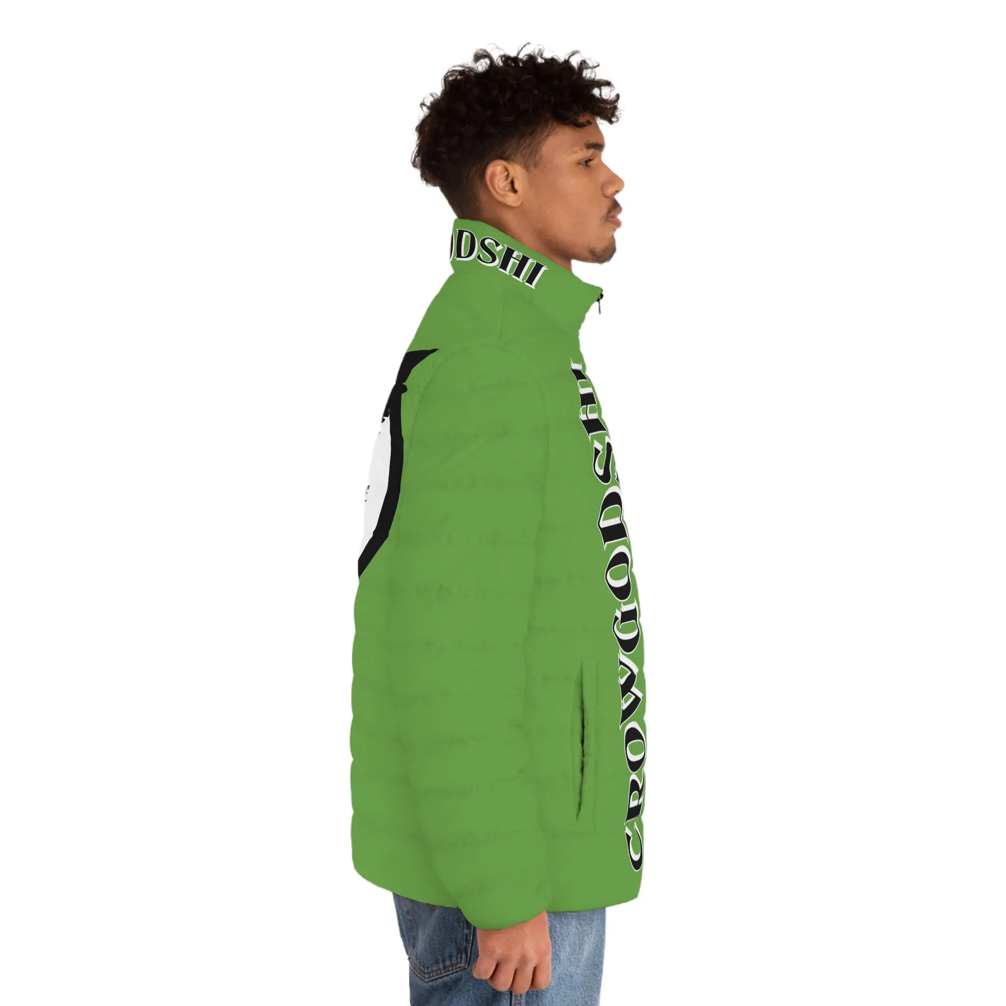 3rd Generation Men's CROWGODSHI Puffer Jacket, GREEN