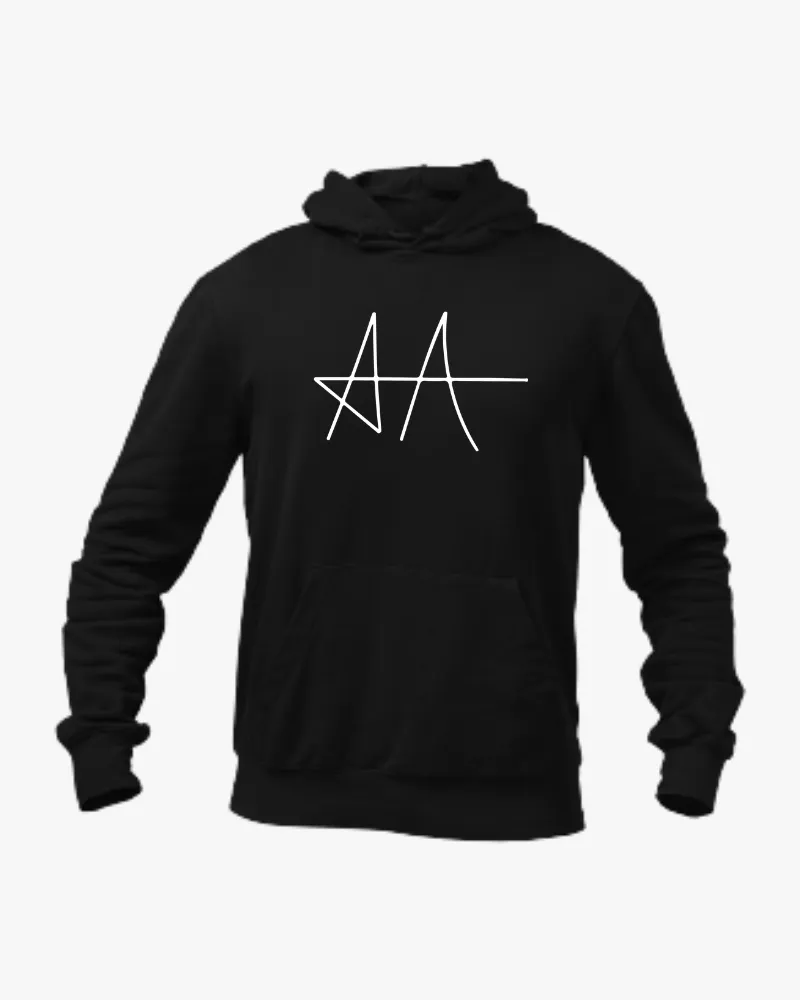 Allu Arjun AA Black Unisex Hoodie Black