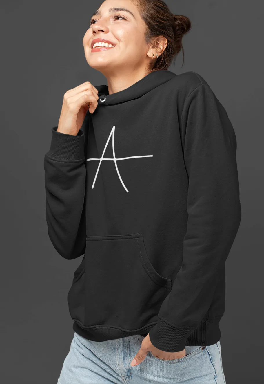 Allu Arjun AA Black Unisex Hoodie Black