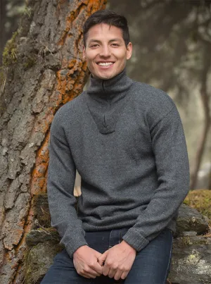 Alpaca Turtleneck Sweater for Men