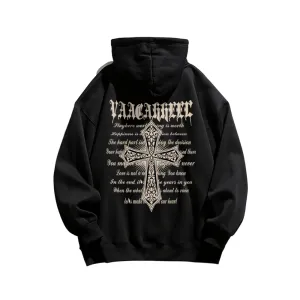 American High Street Cross Graphic Hoodies