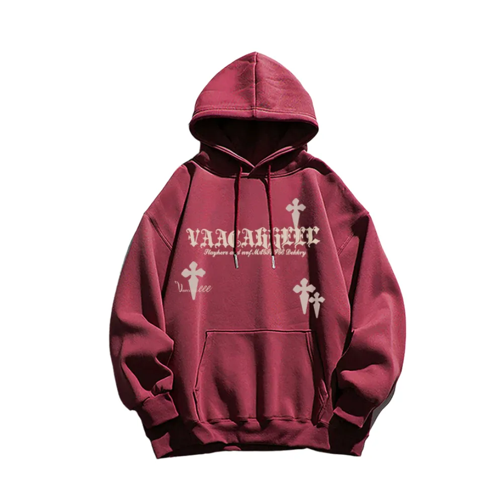 American High Street Cross Graphic Hoodies