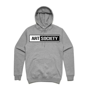 Art Society x Retro Kings STENCIL BAR HOODIE GREY