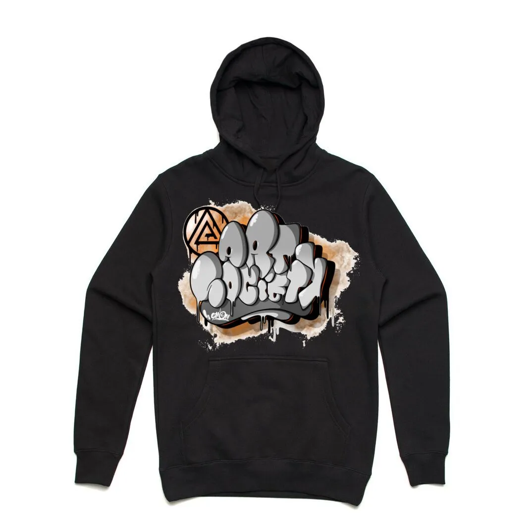 Art Society x Retro Kings x SIMON DEE HOODIE BLACK