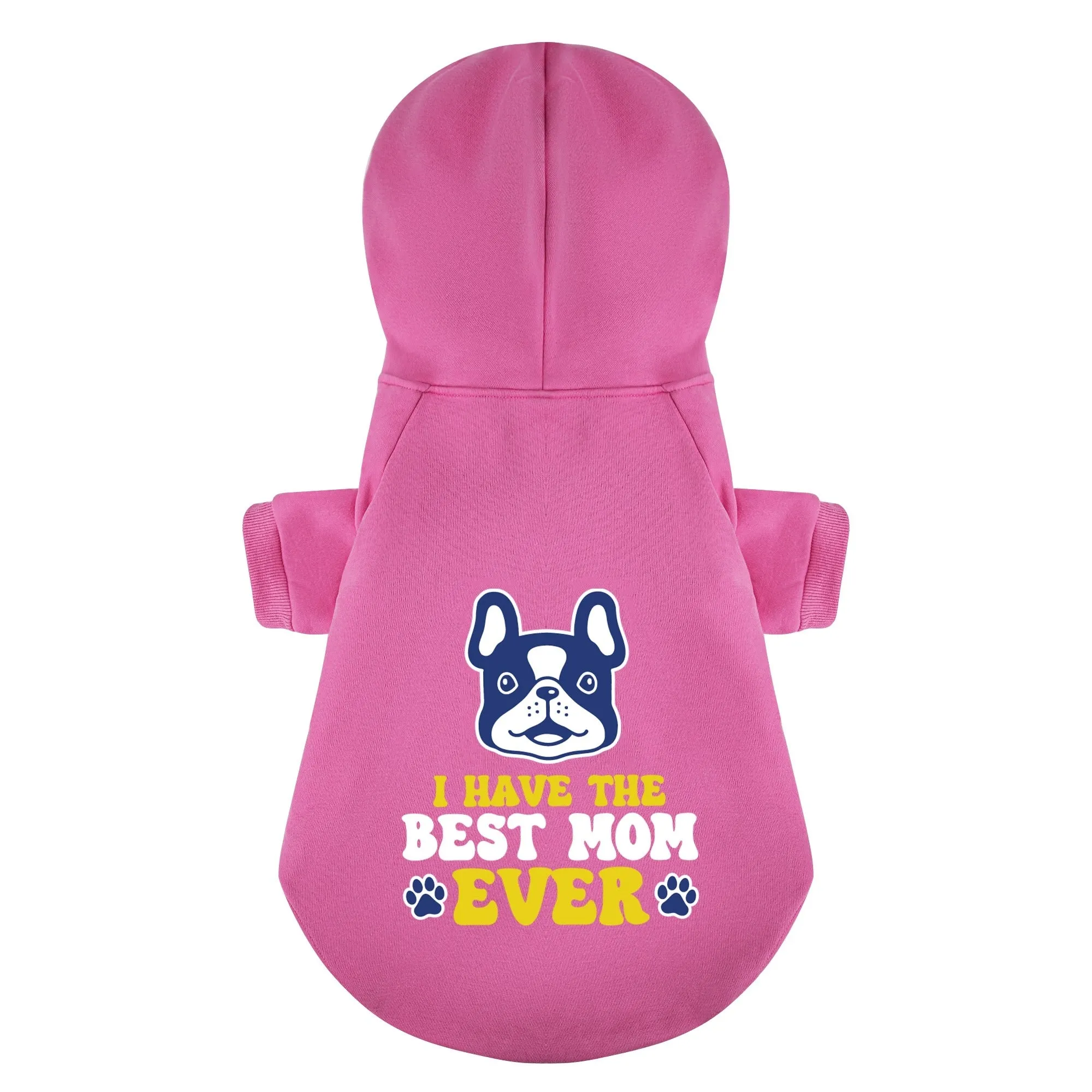 Best Mom - Personalized French Bulldog Hoodies with Funny Quotes – Stylish, Cozy, and Premium 100% Cotton