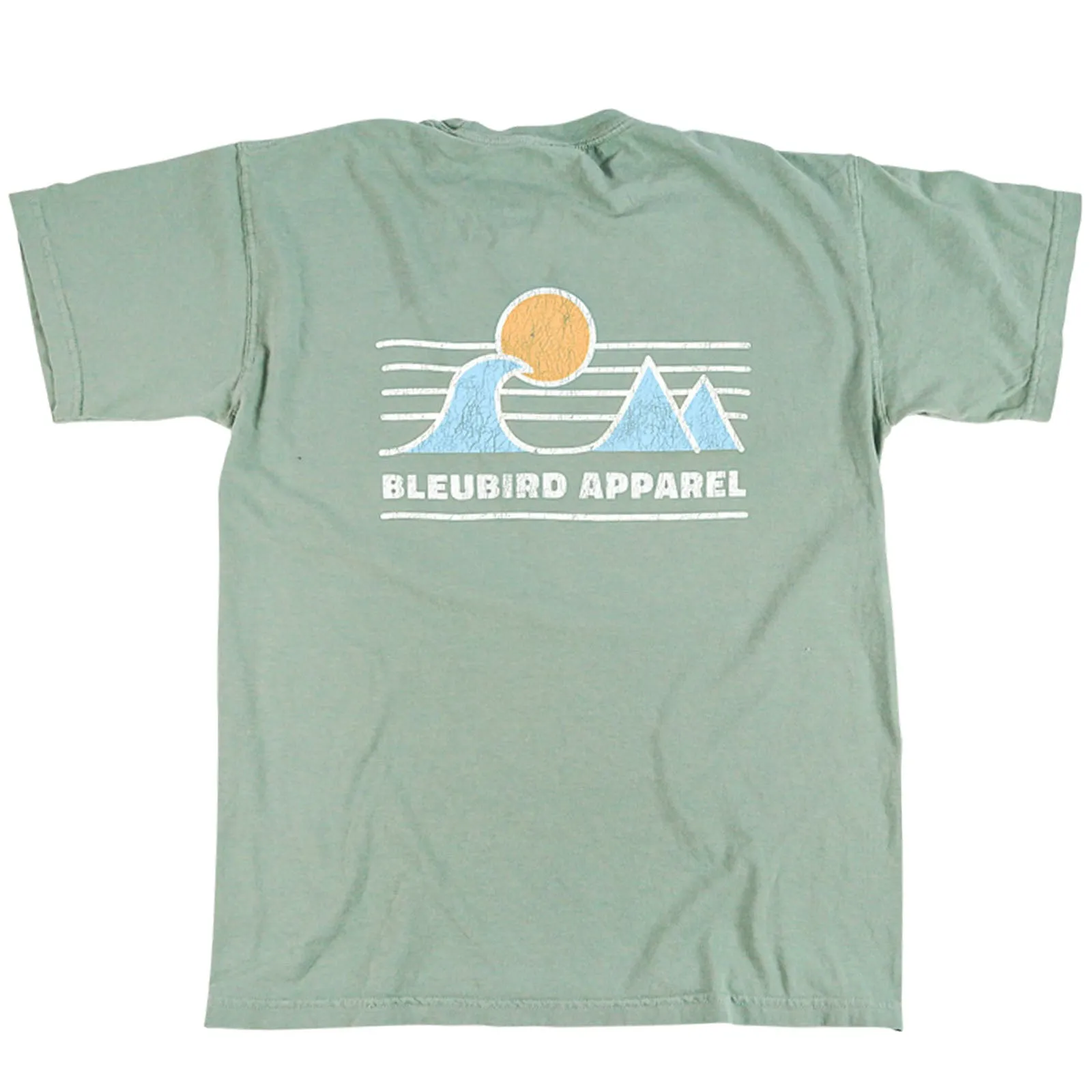 Bleubird Horizon Crew Neck Short Sleeve T-Shirt