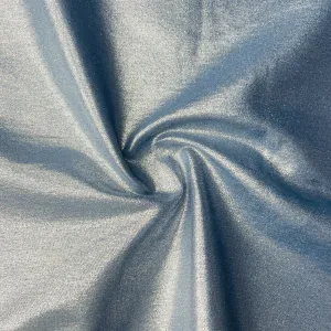 Blush Blue Solid Denim Foil Fabric 19327