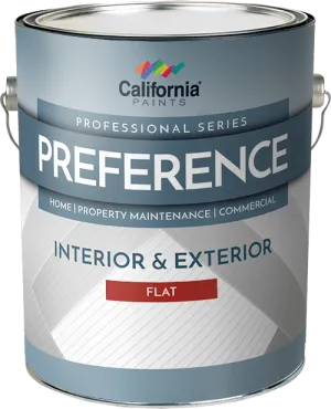 California Products Malibu Preference Interior & Exterior Paint Flat Deep Base - 1 Gallon