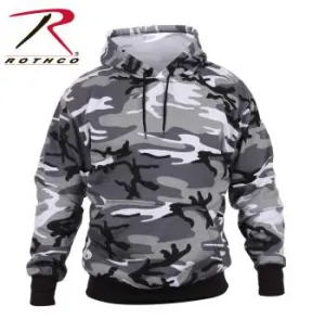 Camo Pullover Hooded Sweatshirt City Camo