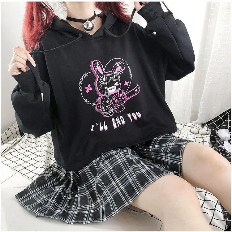 Chainsaw Bunny Hoodie