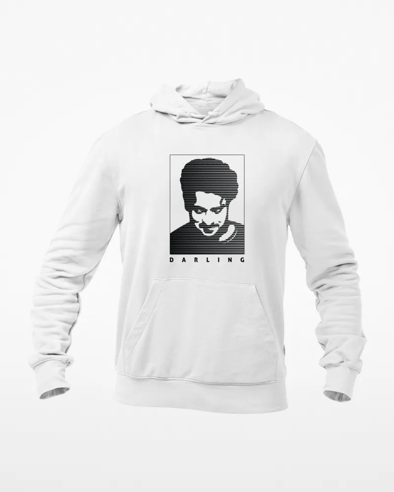 Darling- Prabhas Unisex Hoodie White