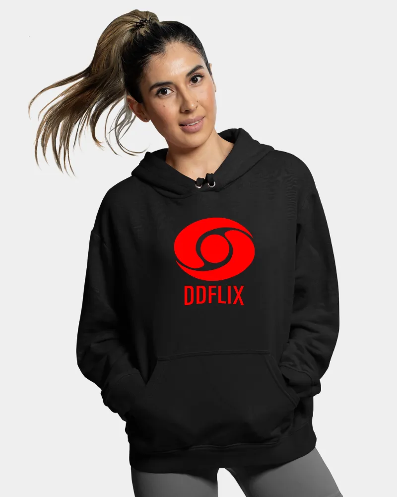 DDFLIX Unisex Hoodie Black