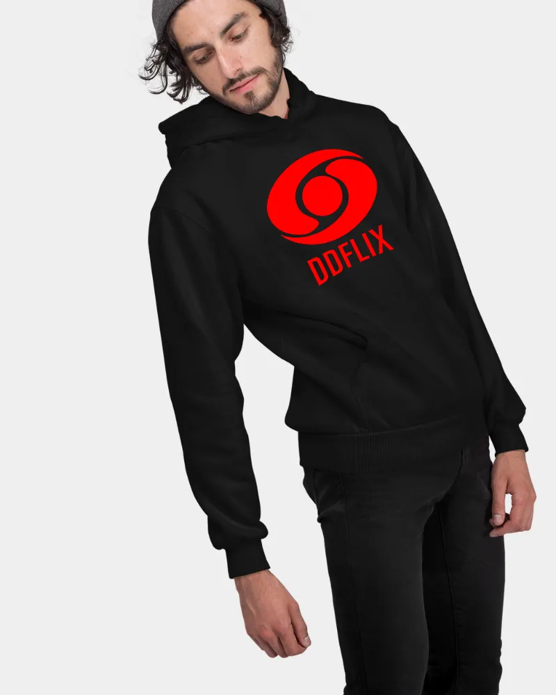 DDFLIX Unisex Hoodie Black