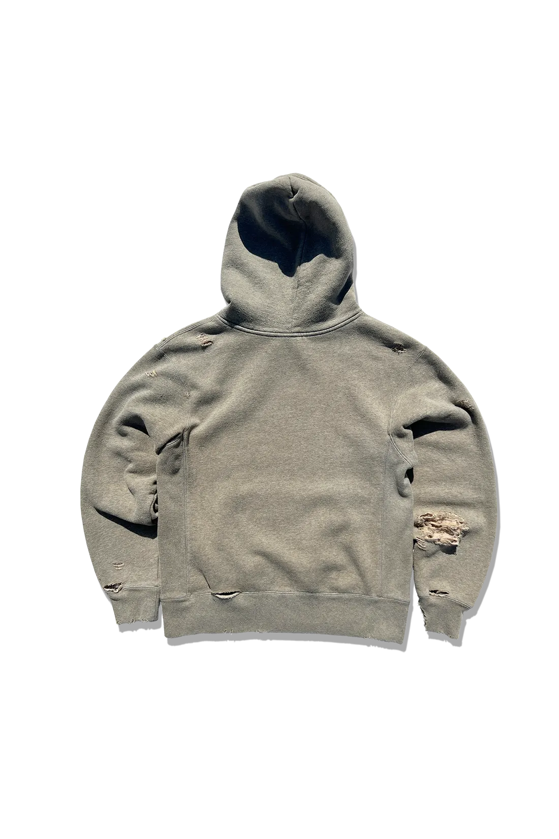 Exclusive Varsity Hoodie - Vintage Distressed Heather Grey