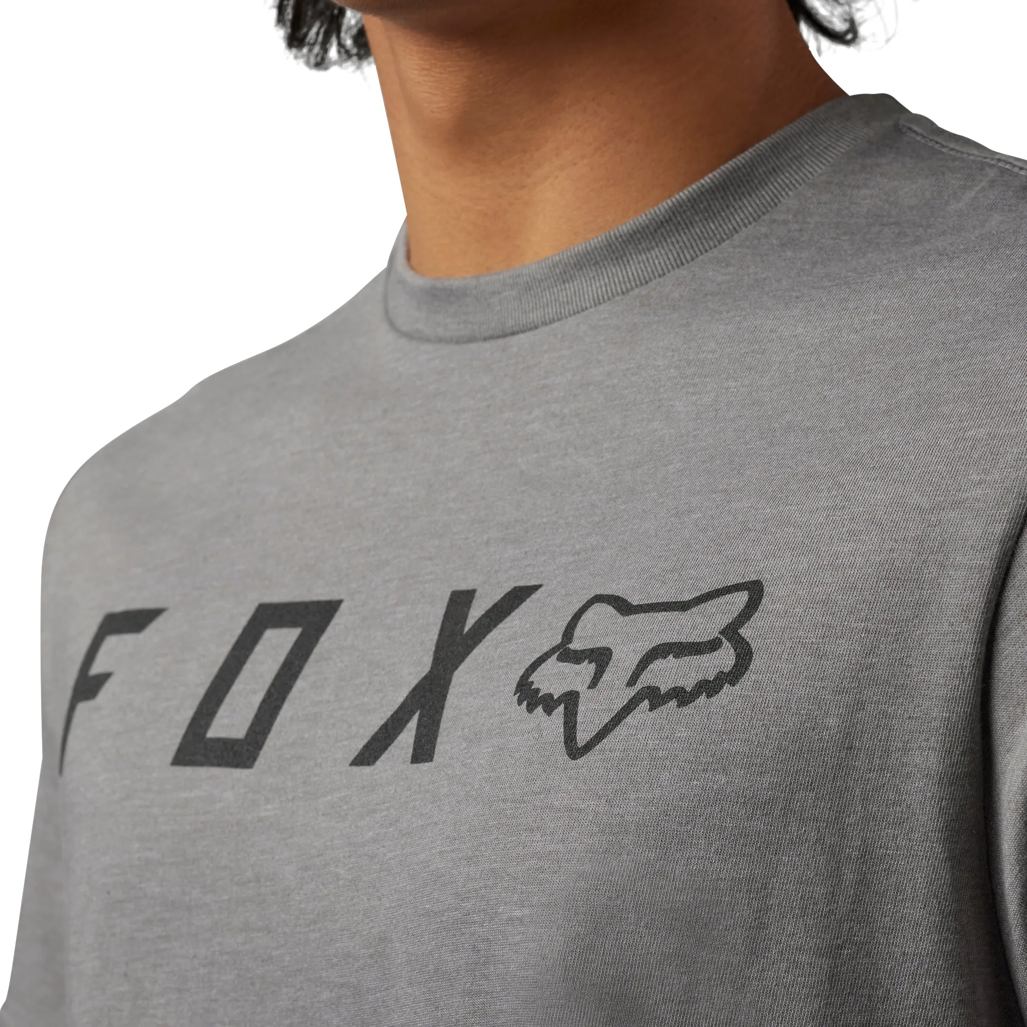 Fox Racing  Mens Absolute Short Sleeve Premium Tee T-Shirt Soft Heather Graphite