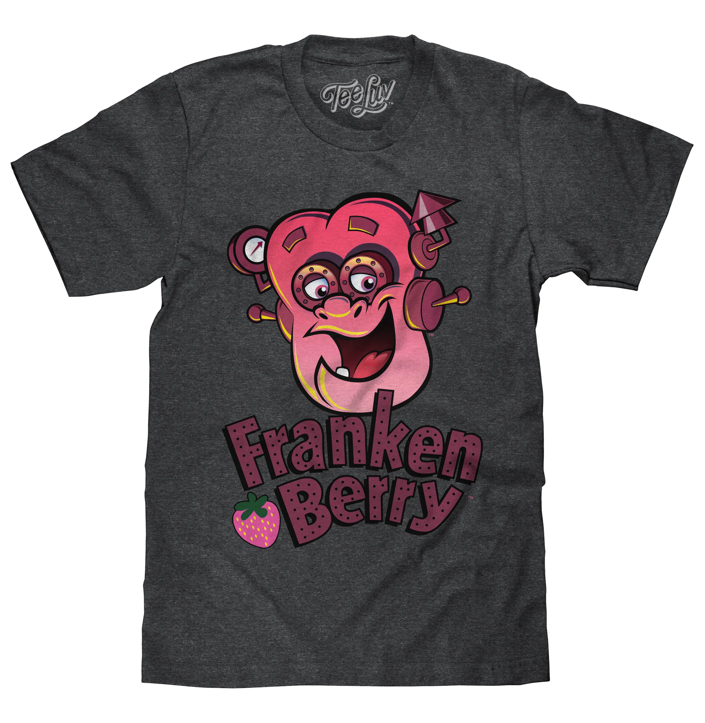 Franken Berry T-Shirt - Charcoal Gray