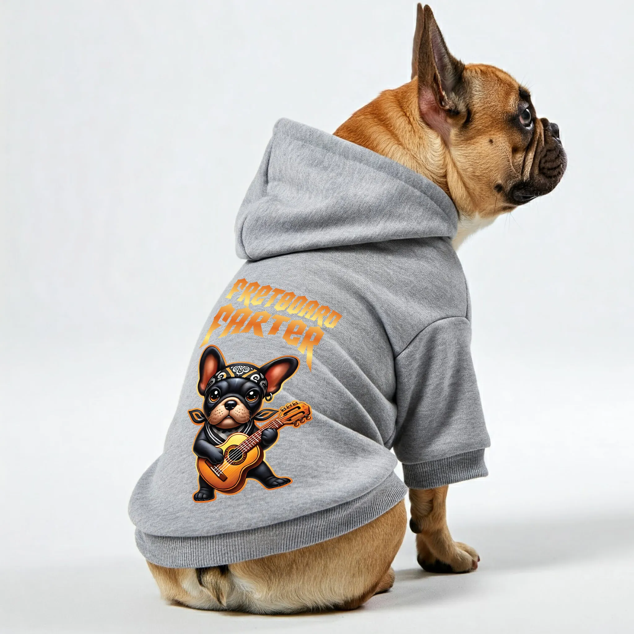 Fretboard Farter - Personalized French Bulldog Hoodies with Funny Quotes – Stylish, Cozy, and Premium 100% Cotton