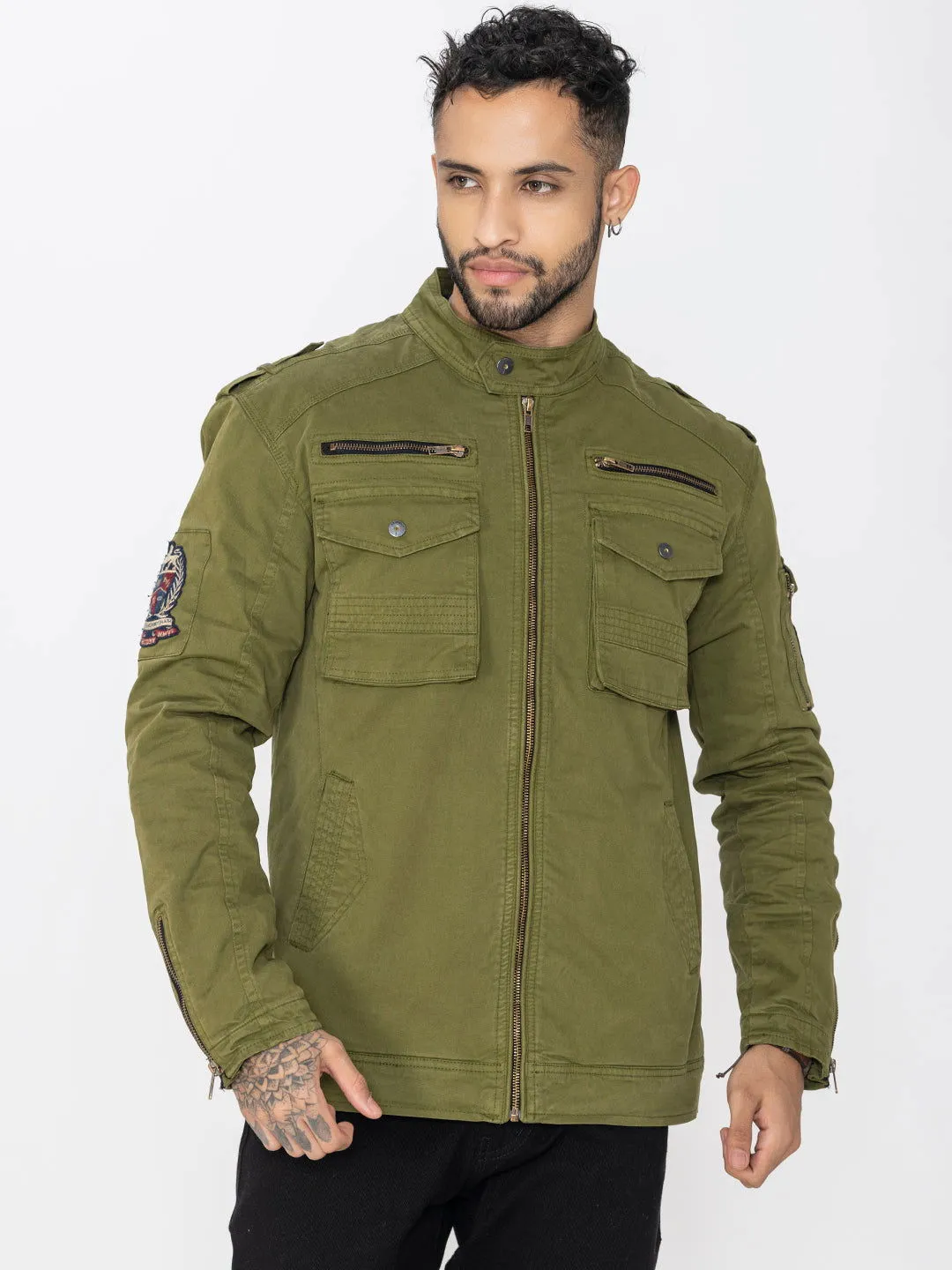 GREEN UTILITY JACKET