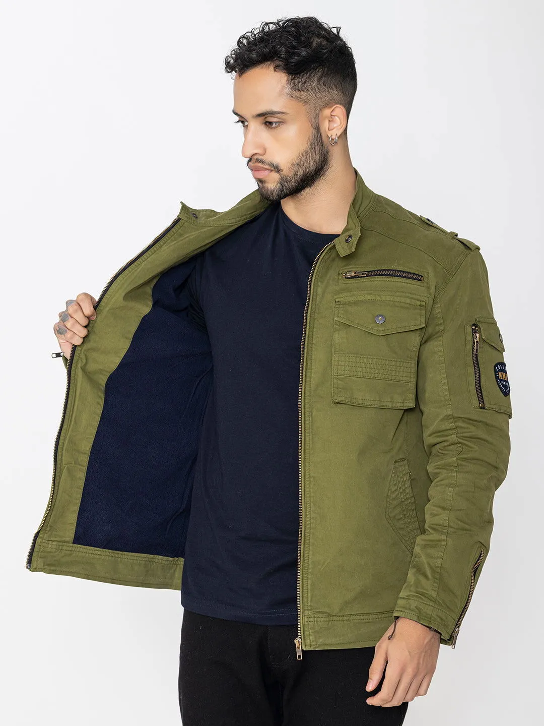 GREEN UTILITY JACKET