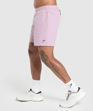 Gymshark Land to Water 6" Shorts - Warm Lilac