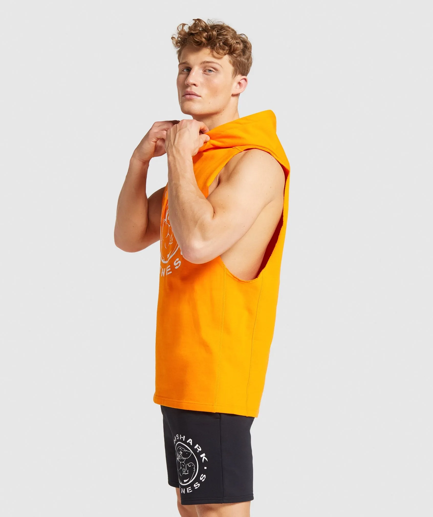 Gymshark Legacy Drop Armhole Hoodie - Orange