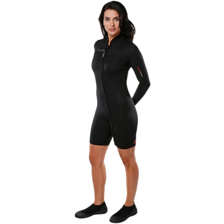 Henderson Woman Thermoprene Long Sleeve Shorty Jacket (Front Zip) 3mm Scuba Wetsuit