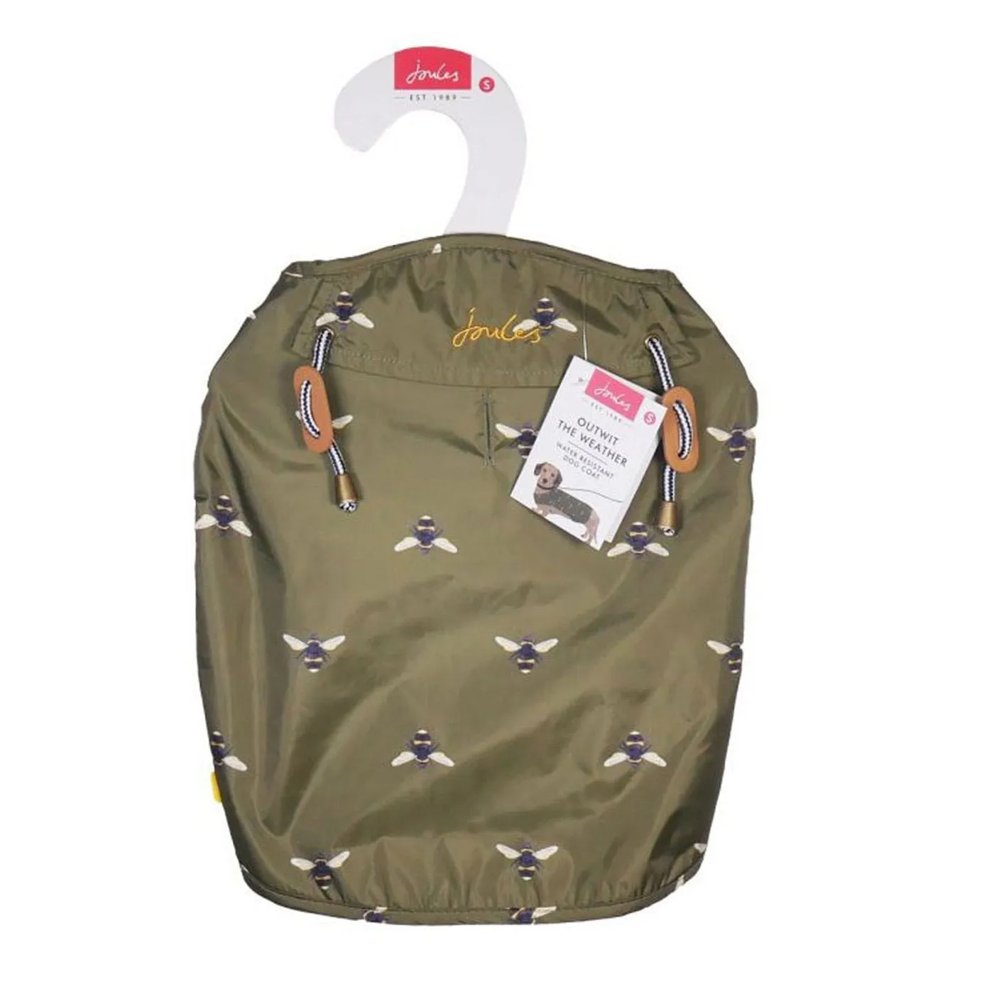 Joules Water Resistant Bee Print Raincoat