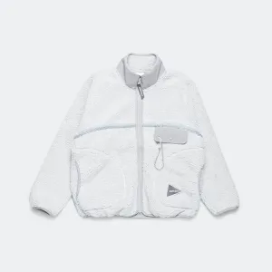 JQ Tape Fleece Jacket x and wander - Light Grey