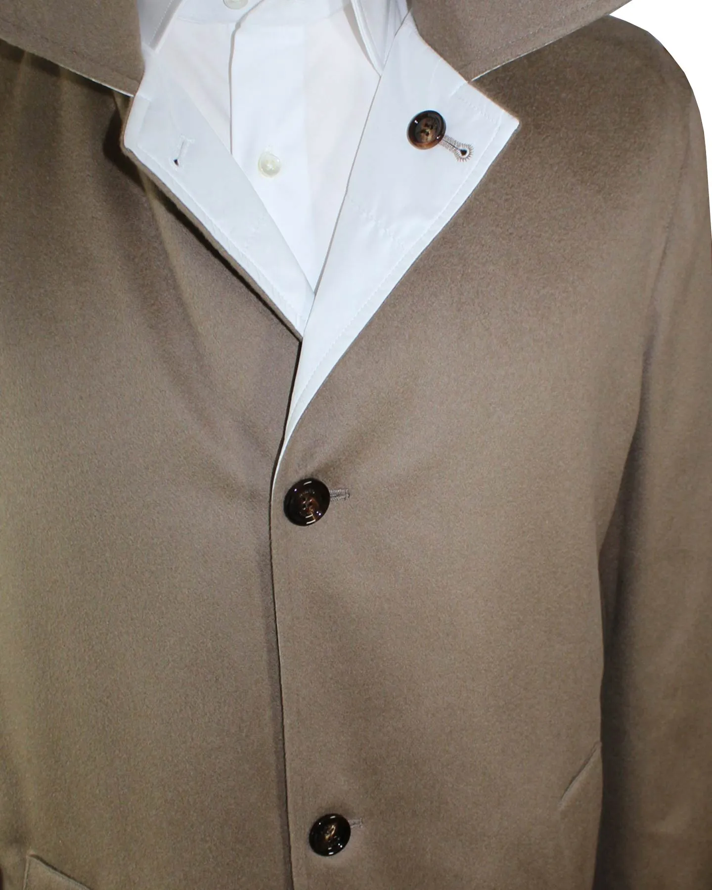 Kired Cashmere Coat Camel Reversible Overcoat SALE