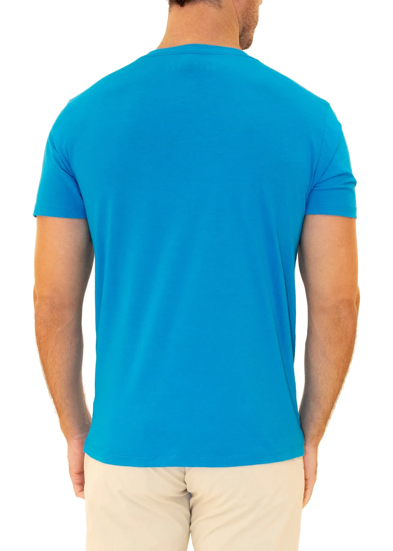 Men's V-Neck T-Shirt 100% Prime Cotton Extra Soft Tag Less | 161573 | CLEARANCE