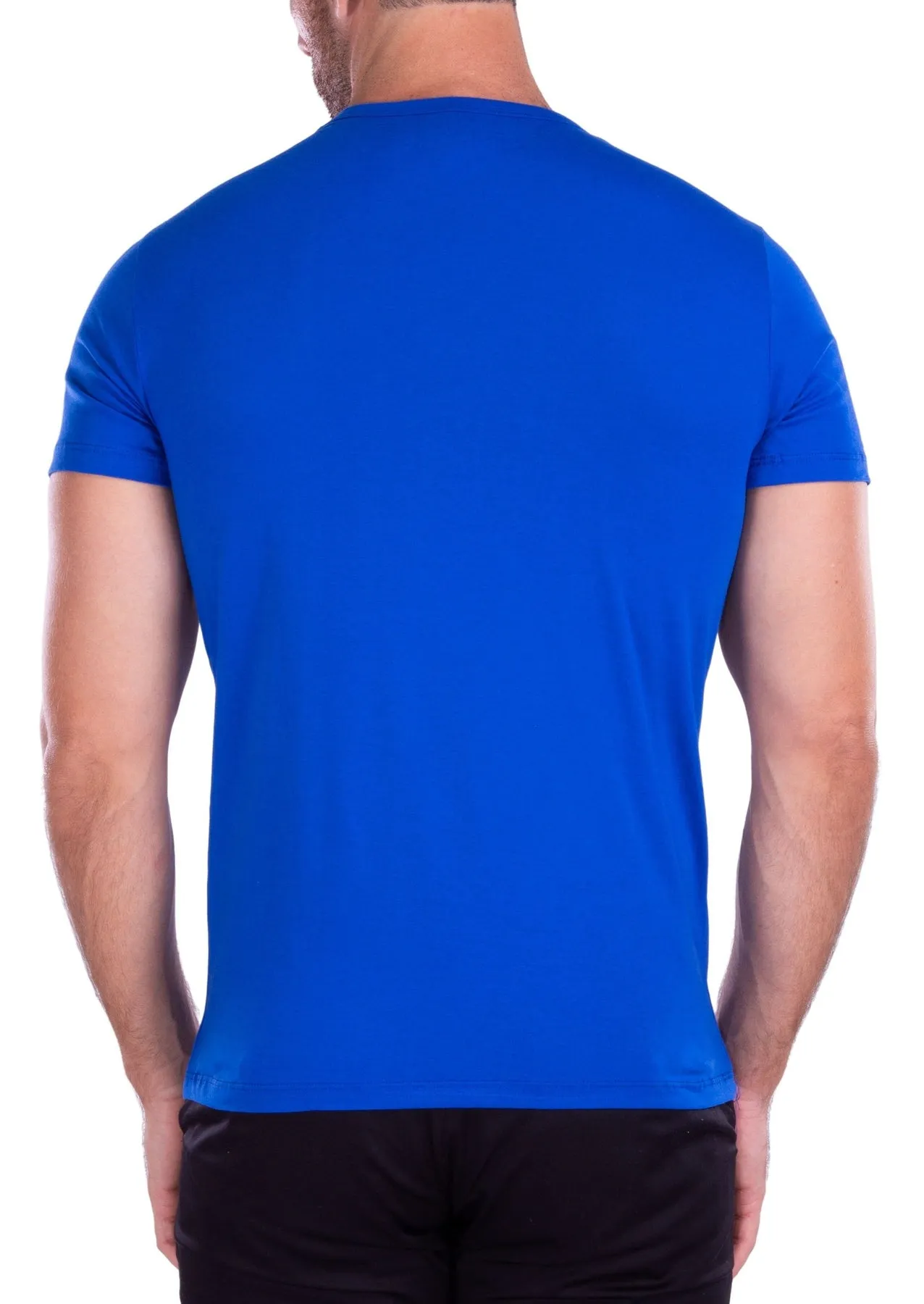 Men's V-Neck T-Shirt 100% Prime Cotton Extra Soft Tag Less | 161573 | CLEARANCE