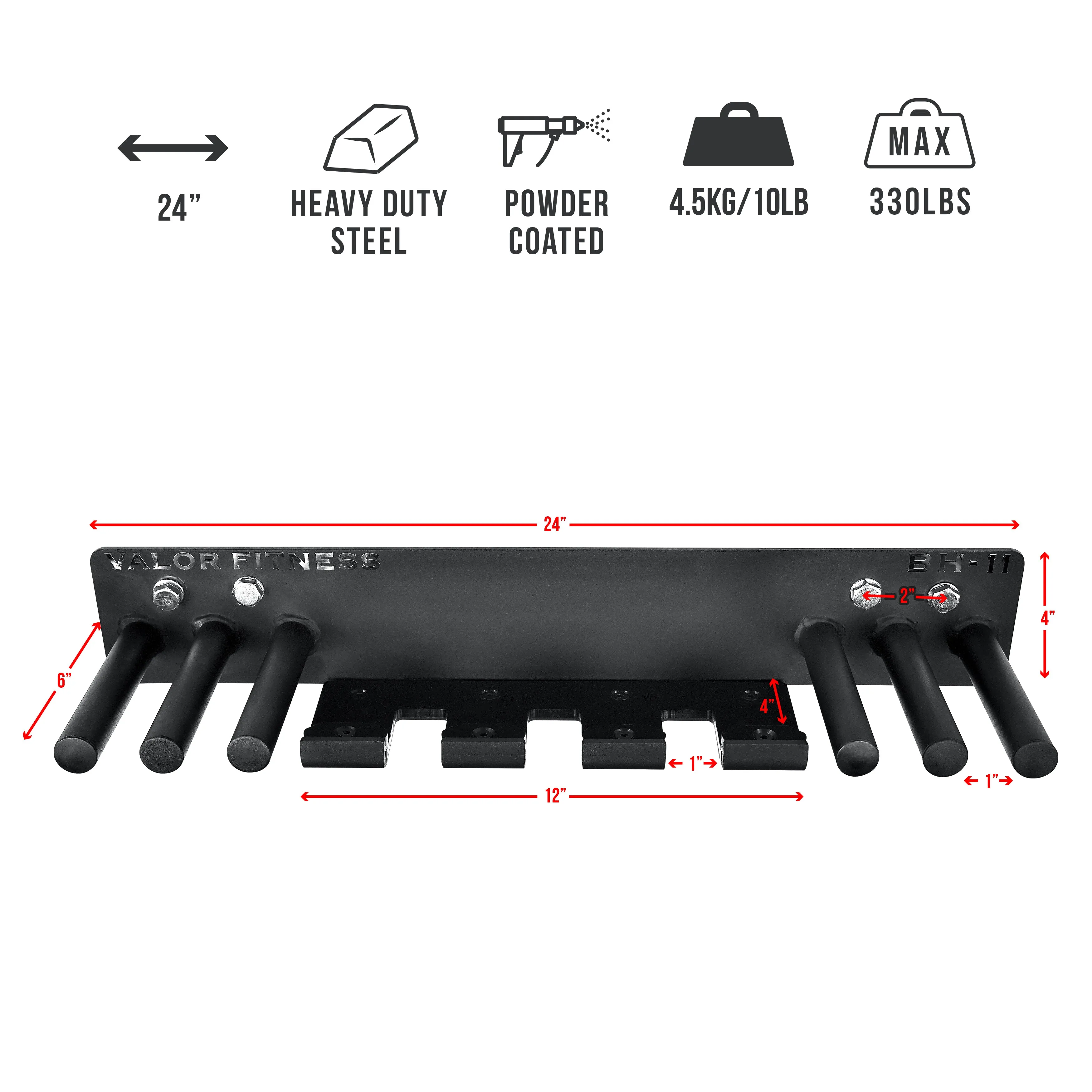 Multipurpose Wall Mounted Storage Rack