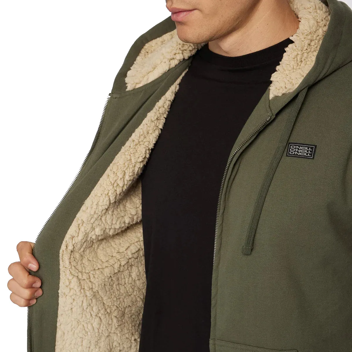 O'Neill Fifty Two Sherpa Fleece Zip-Up Hoodie