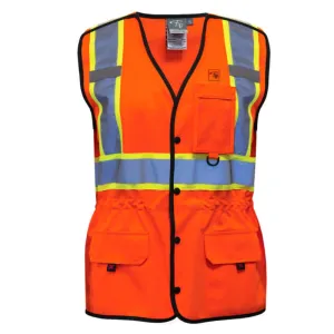 P&F Women's High Visibility Safety Vest PF760