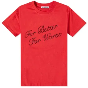 RHINESTONE FOR BETTER FOR WORSE T-SHIRT