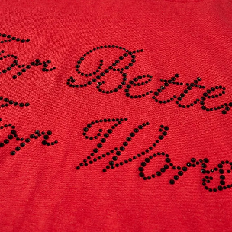 RHINESTONE FOR BETTER FOR WORSE T-SHIRT