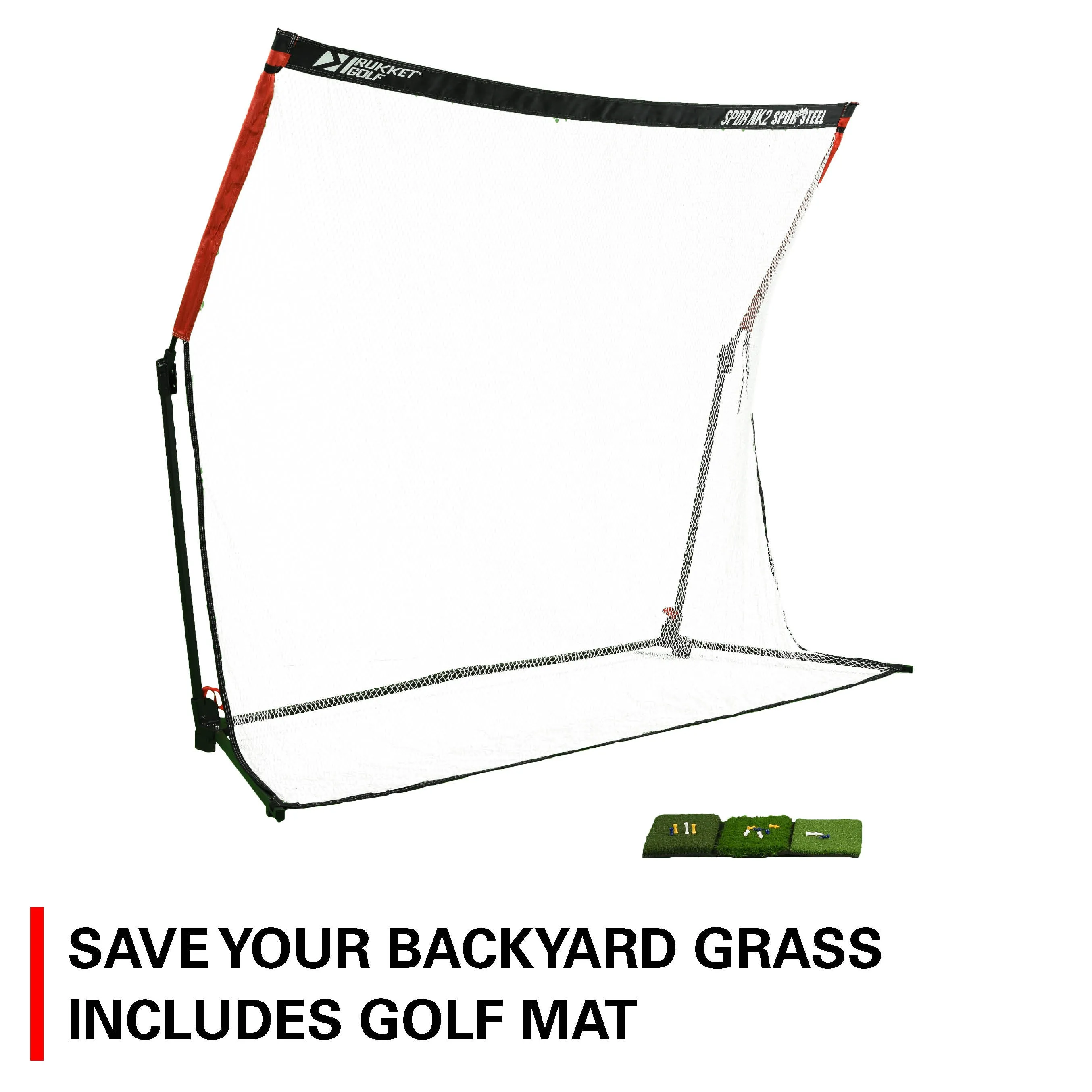 Rukket Sports SPDR MK2 Portable Driving Range with SPDR STEEL™ Netting