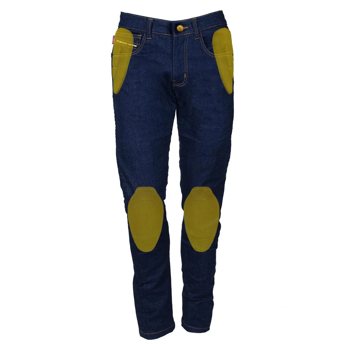 SALE Straight Leg Protective Jeans - Blue with Pads