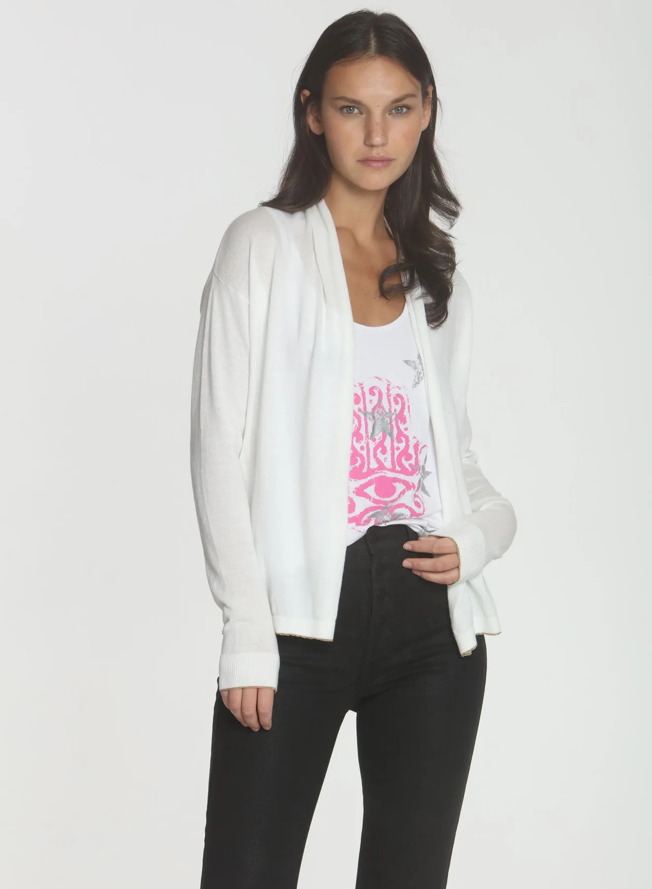 Sasha Cardigan - White