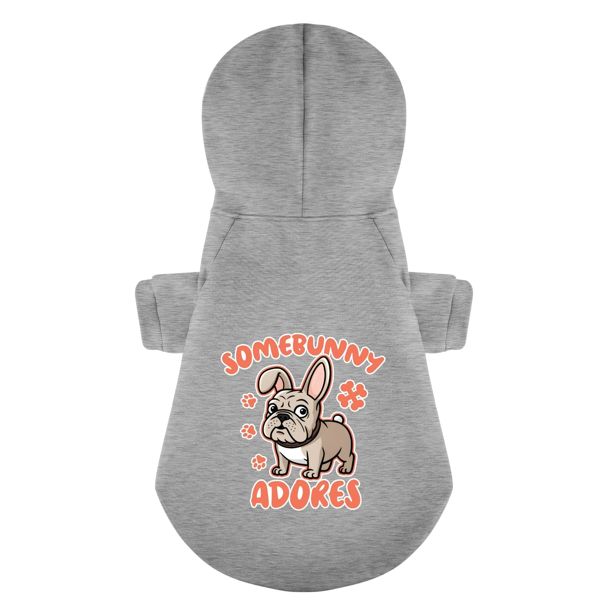 Somebunny Adores - Personalized French Bulldog Hoodies with Funny Quotes – Stylish, Cozy, and Premium 100% Cotton