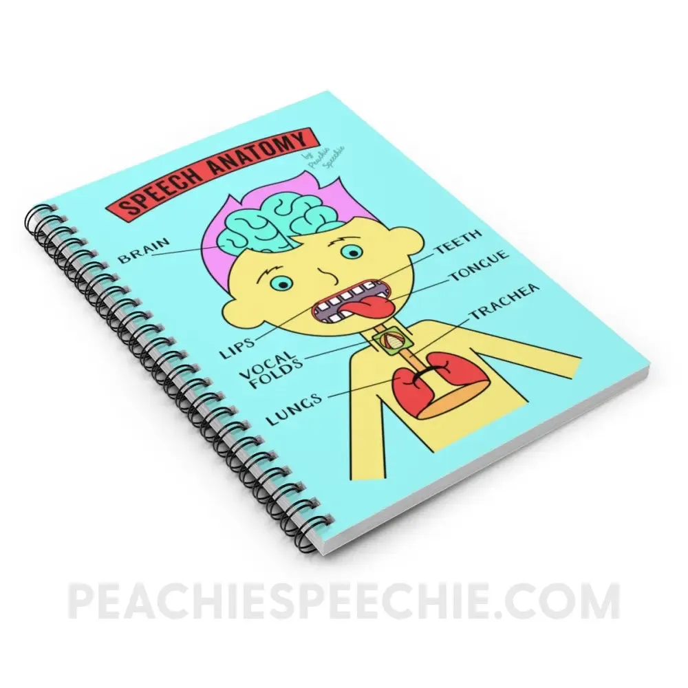 Speech Anatomy Guy Notebook