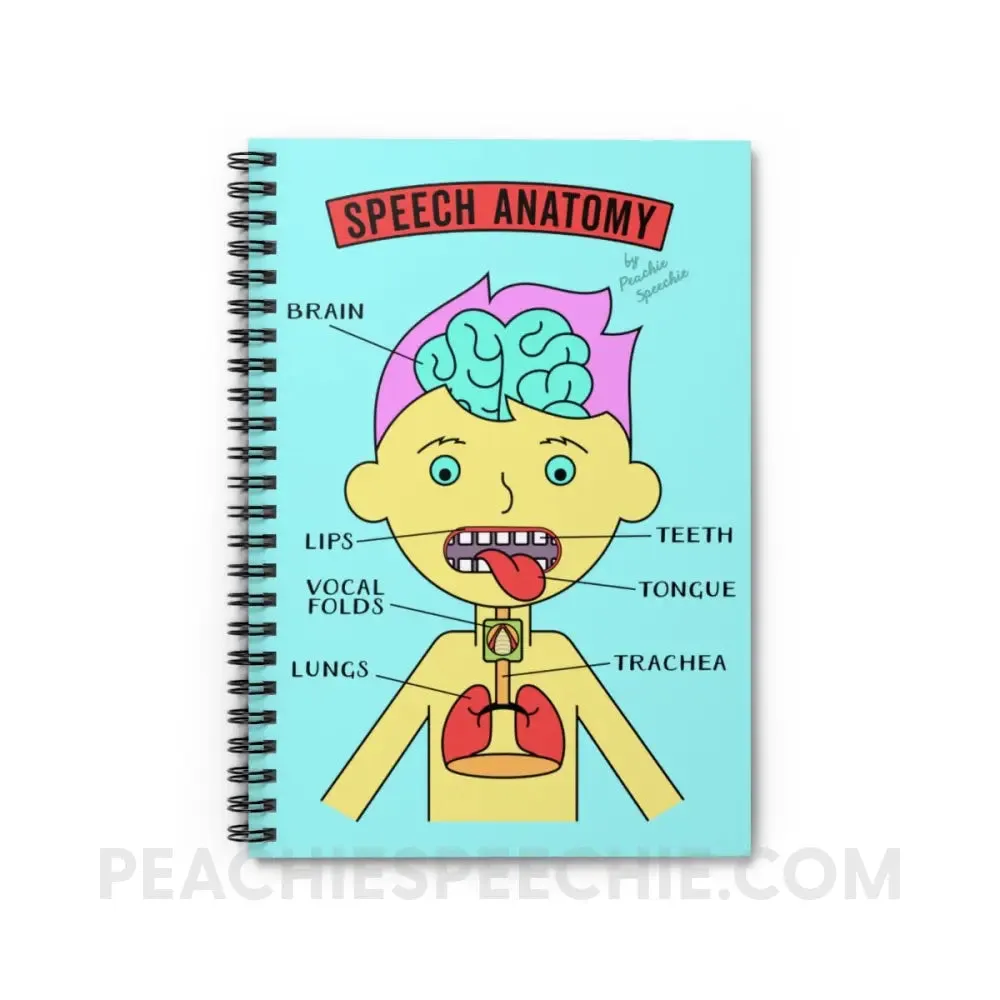 Speech Anatomy Guy Notebook