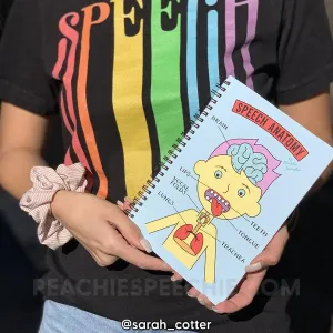 Speech Anatomy Guy Notebook