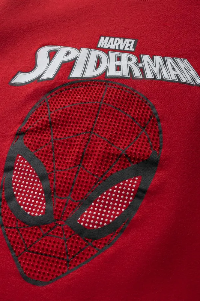 Spider-Man Tuxedo Short Sleeve T-Shirt Red