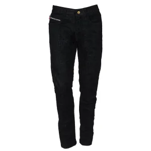 Straight Leg Protective Jeans - Black with Pads