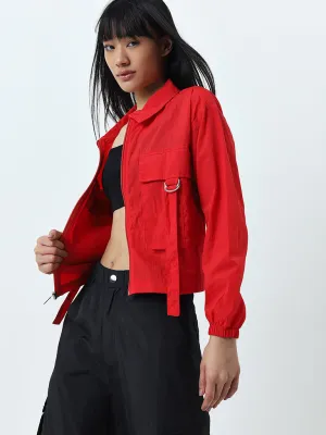 Studiofit Red Utility Jacket