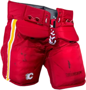 Vaughn Pro Custom - Used NHL Pro Stock Goalie Pants - Jacob Markstrom (Red/Yellow/White)