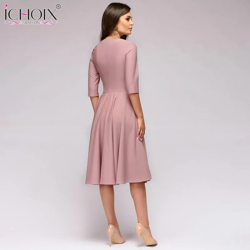 VenusFox casual elegant A line dress